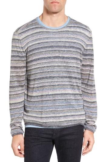 Men's John Varvatos Star Usa Multi Stripe Cotton Sweater