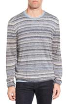 Men's John Varvatos Star Usa Multi Stripe Cotton Sweater