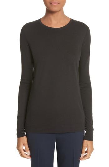 Women's Adam Lippes Crewneck Tee - Black