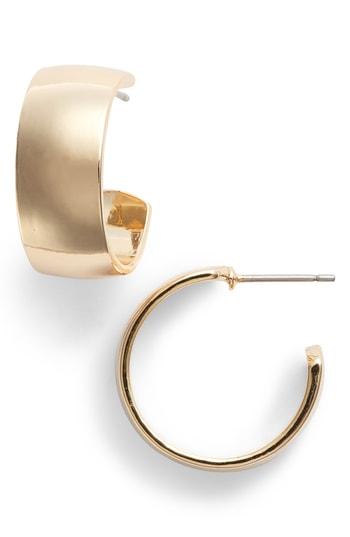 Women's Halogen Wide Hoop Earrings