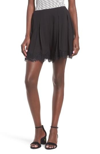 Women's Leith High Rise Lace Trim Shorts