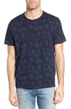 Men's Jeremiah Swell Print Indigo Slub Jersey T-shirt, Size - Blue