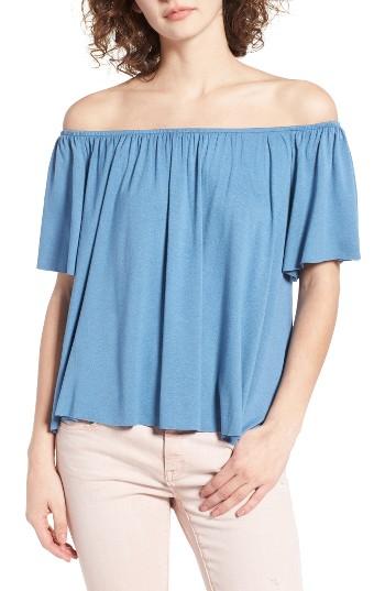 Women's Bp. Off The Shoulder Top - Blue