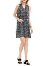 Women's Vince Camuto Graphic Inverted Pleat Shift Dress