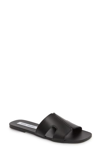 Women's Steve Madden Sayler Slide Sandal .5 M - Black