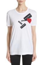 Women's Dolce & Gabbana Patch Logo Cotton Tee