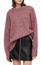 Women's Allsaints Gemini Metallic Knit Sweater - Pink