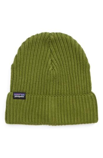 Men's Patagonia 'fisherman' Beanie - Green