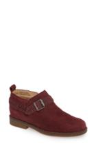 Women's Hush Puppies Cayto Studded Belt Bootie .5 W - Burgundy