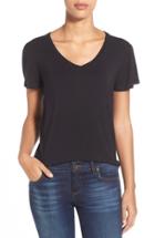 Women's Halogen Modal Jersey V-neck Tee - Black