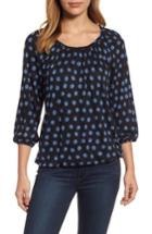 Women's Michael Michael Kors Gem Peasant Top - Black