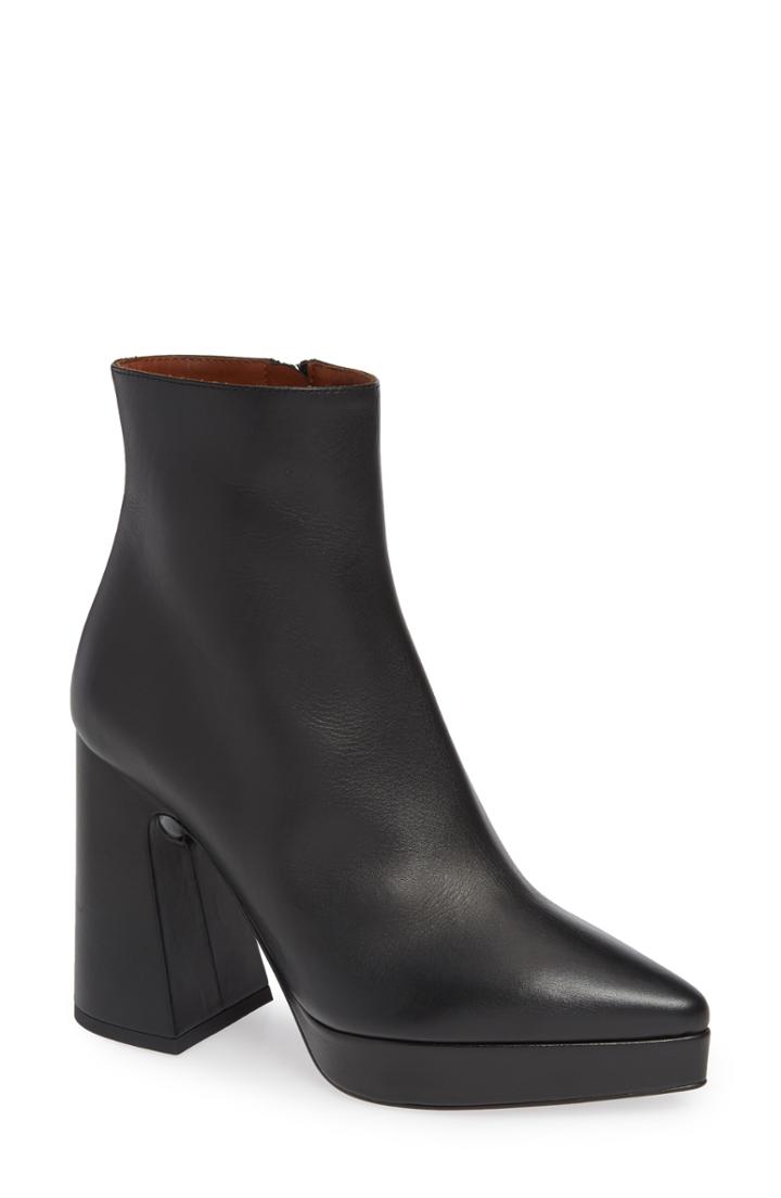 Women's Proenza Schouler Platform Pointy Toe Bootie .5us / 39.5eu - Black