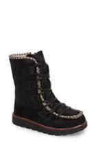 Women's Royal Canadian Kitchener Waterproof Genuine Calf Hair Snow Boot .5 M - Black