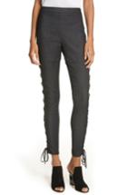Women's Cinq A Sept Kiran Lace-up Stretch Denim Pants
