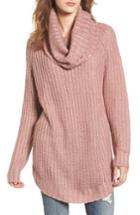 Women's Dreamers By Debut Cowl Neck Sweater - Pink