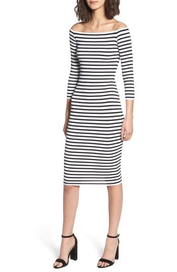 Women's Bailey 44 Galley Down Off The Shoulder Dress - Grey