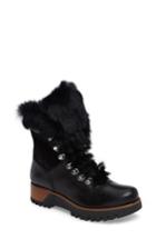 Women's Rudsak Tsar Genuine Rabbit Fur Boot Eu - Black