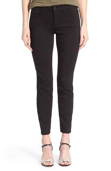 Women's Nydj 'clarissa' Stretch Ankle Skinny Jeans - Black