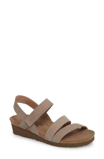Women's Naot Kayla Wedge Sandal Us / 36eu - Grey