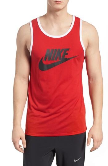 Men's Nike 'ace Sportswear Logo' Graphic Tank - Pink