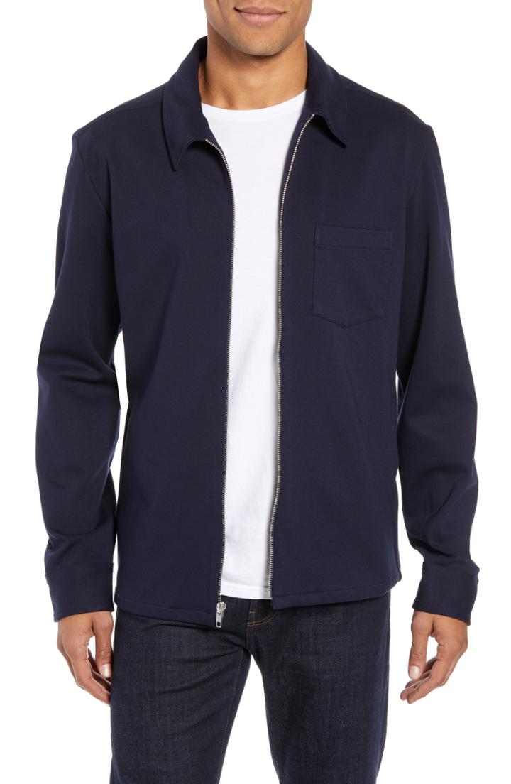 Men's Calibrate Zip Front Shirt Jacket - Blue