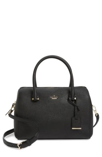 Kate Spade New York Mega Cameron Street - Lane Leather Satchel - Black
