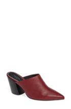 Women's Rag & Bone Beha Pointy Toe Mule Us / 37eu - Red