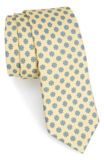 Men's The Tie Bar Major Star Silk Tie, Size - Yellow