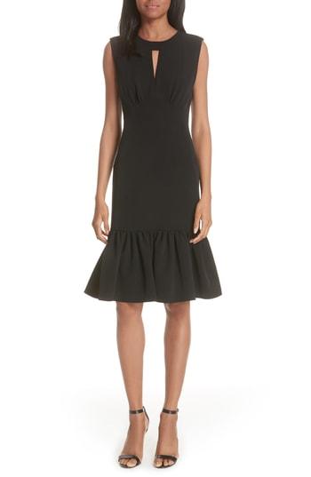 Women's Milly Flare Hem Dress - Black