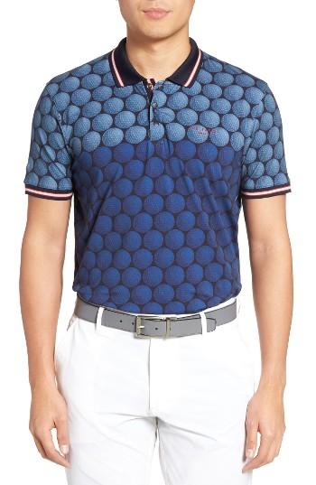 Men's Ted Baker London Birdy Print Golf Polo
