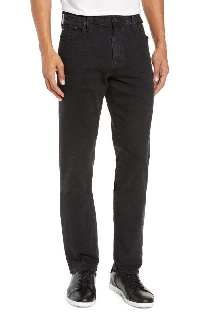 Men's Ag Everett Slim Straight Leg Jeans X 34 - Black