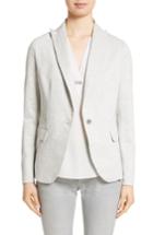 Women's Fabiana Filippi Rodier Jersey Blazer Us / 38 It - Grey