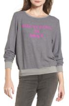 Women's Dream Scene Recycling Is Sexy Sweatshirt, Size - Grey