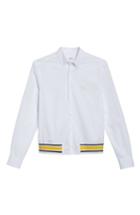 Men's Loewe Blouson Hem Shirt Eu - White