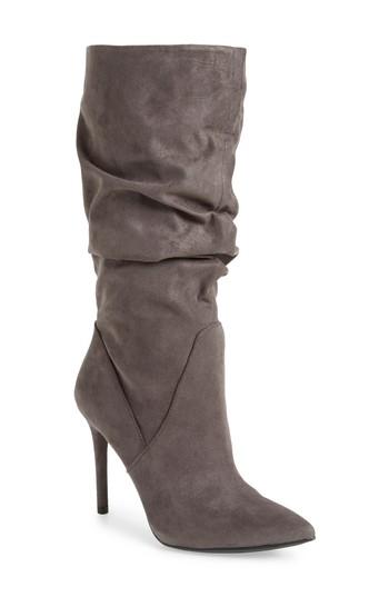 Women's Jessica Simpson Lyndy Slouch Boot .5 M - Grey