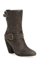 Women's Corso Como 'somers' Mid-calf Buckle Strap Boot .5 M - Black