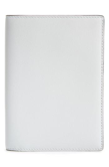 Smythson Hero Leather Passport Cover - White