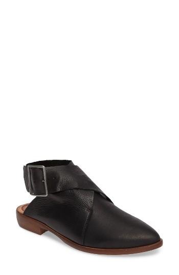 Women's Urban Outfitters Bryce Buckle Wrap Flat -6.5us / 36eu - Black