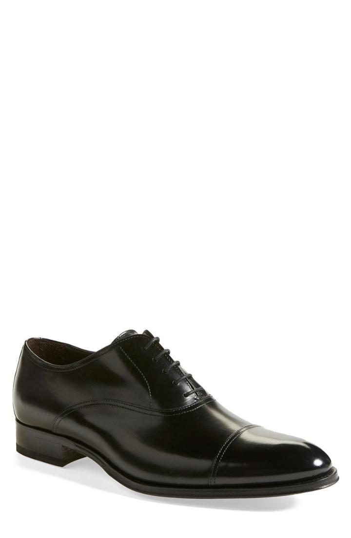 Men's To Boot New York Brandon Cap Toe Oxford W - Black