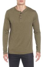 Men's Billy Reid Cullman Henley - Green