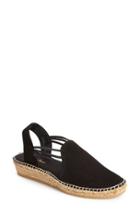 Women's Toni Pons 'nuria' Suede Sandal Eu - Black