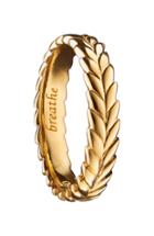 Women's Monica Rich Kosann Breathe 18k Gold Ring Charm