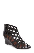 Women's Donald J Pliner Jordan Wedge Sandal .5 M - Black