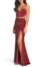 Women's La Femme Cutout Two-piece Gown