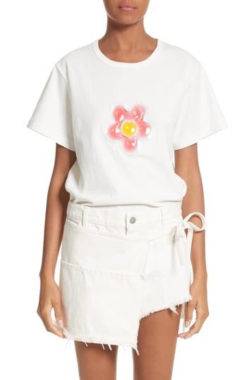 Women's Sandy Liang Colby Flower Tee Us / 36 Fr - White
