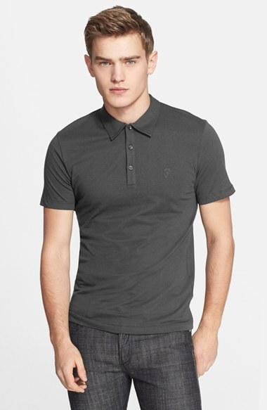 Men's Versace Collection 'medusa' Polo - Grey