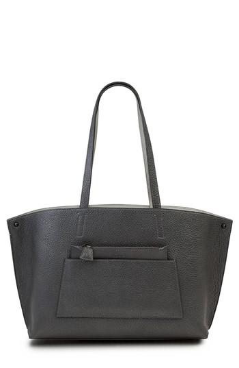 Akris Small Ai Reversible Leather Tote - Metallic