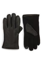 Men's Polo Ralph Lauren Deerskin Hybrid Touch Gloves - Black