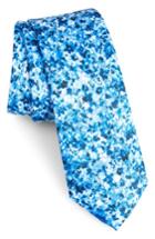 Men's Calibrate Marquette Floral Skinny Tie, Size - Blue