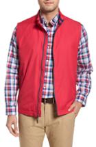 Men's Cutter & Buck Nine Iron Drytec Zip Vest, Size - Pink